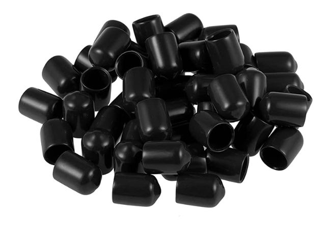 Are rubber caps easy to install?